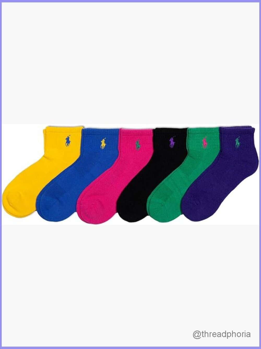 Performance Cotton Ankle Socks - 6 Pack Breathable Mesh Sport Cushioning